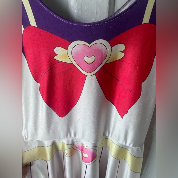 Sailor Moon Inspired Dress with Heart Bow - Picture 2 of 5